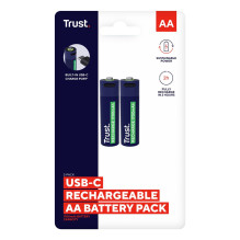 Baterija - Trust 25584 Įkraunama AA 1700 mAh 800 Ciklų