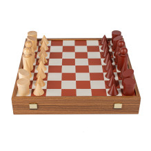 Manopoulos Bauhaus Style Chess Set 40x40cm With Pieces