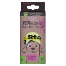 Dog Poop Bags - STARCH BAG 120 pcs., 100 g, Green Dog Poop Bags - STARCH BAG 120 pcs., 100 g, Green