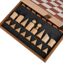 Manopoulos Bauhaus Style Chess Set 40x40cm With Pieces