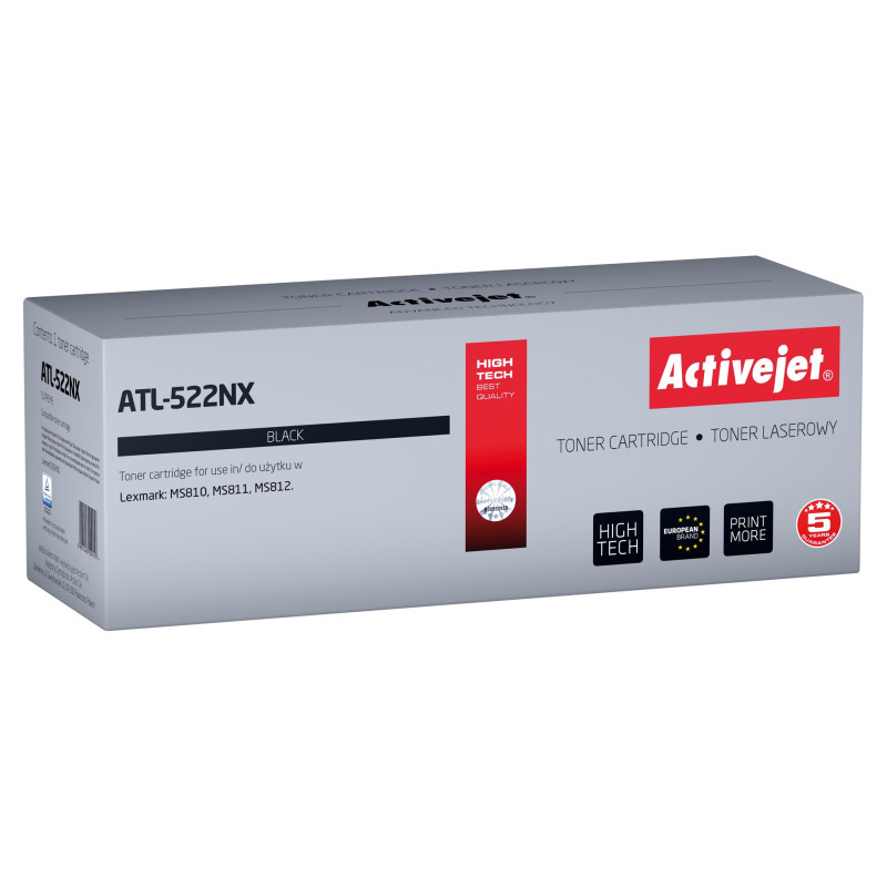 Tonerio Kasetė - Activejet ATL-522NX (pakeitimas Lexmark 52D2H00 25000 puslapių juoda)