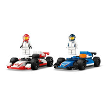 Konstruktorius - LEGO CITY 60464 F1 lenktyniniai automobiliai 92 elementai 2 minifigūros