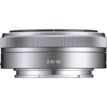 Sony E 16mm F2.8 (Silver), (SEL16F28)