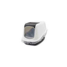 Cat Litter Box - SAVIC Nestor With Lid 56x39x38.5 cm 1 kg Black / White Cat Litter Box - SAVIC Nestor With Lid 56x39x38.5 cm 1 kg Black / White