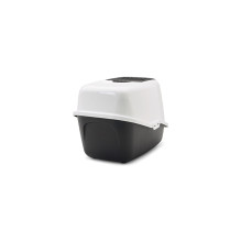 Cat Litter Box - SAVIC Nestor With Lid 56x39x38.5 cm 1 kg Black / White Cat Litter Box - SAVIC Nestor With Lid 56x39x38.5 cm 1 kg Black / White