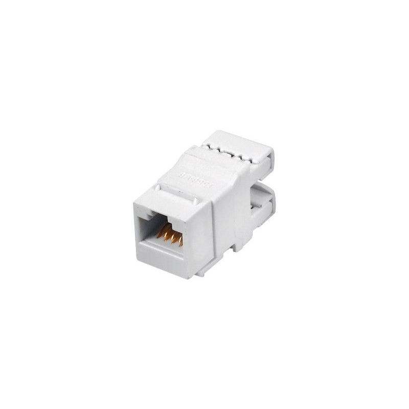 Network Connector - Alantec MKN-U5-1 Female Straight Bronze White