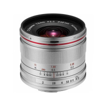 Objektyvas Laowa Lens C-Dreamer Lightweight 7.5 mm f / 2.0 for Micro 4 / 3 (Silver)