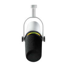 Microphone - Shure MV7+ Stand / Vocal XLR / USB-C White Microphone - Shure MV7+ Stand / Vocal XLR / USB-C White
