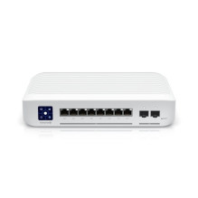 Network Switch - Ubiquiti UniFi Enterprise 8 PoE Managed L3 2.5G Ethernet Power over Ethernet 120W Stainless Steel