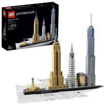 Konstruktorius - LEGO Architecture New York City 21028, ikoninės vietos, 12+ Konstruktorius - LEGO Architecture New York City 21028, ikoninės vietos, 12+