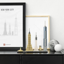 Konstruktorius - LEGO Architecture New York City 21028, ikoninės vietos, 12+ Konstruktorius - LEGO Architecture New York City 21028, ikoninės vietos, 12+