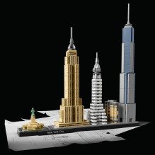 Constructor - LEGO Architecture New York City 21028, iconic locations, 12+