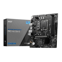 Motininė Plokštė - MSI PRO H610M-E Intel H610 LGA 1700 "Micro ATX"