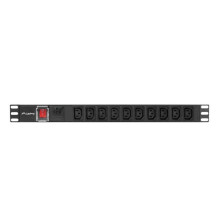 Ilgiklis - Lanberg 1U 10A 7X IEC C13 2M