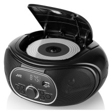 Nešiojamas CD Grotuvas - JVC RD-E221B Boombox Kasetė Juodas Nešiojamas CD Grotuvas - JVC RD-E221B Boombox Kasetė Juodas