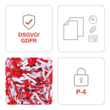 Document Shredder - HSM Shredstar X13, 13 Sheets, 23L Bag, Security Level 4 Document Shredder - HSM Shredstar X13, 13 Sheets, 23L Bag, Security Level 4