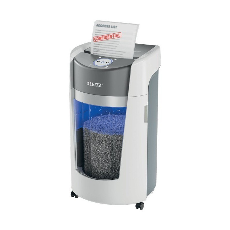 Dokumentų Naikintuvas - LEITZ IQ OptiMax Office 35 L P-5 Kryžminis Pjūvis 10 Lapų Automatinis Įjungimas / Išjungimas