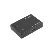 Vaizdo Jungiklis - Lanberg 3x HDMI + Micro USB Prievadas Vaizdo Jungiklis - Lanberg 3x HDMI + Micro USB Prievadas