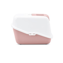 Cat Litter Box - SAVIC Nestor Closed 56x39x38.5 cm 1 kg White / Pink