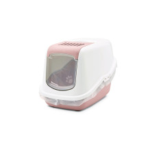 Cat Litter Box - SAVIC Nestor Closed 56x39x38.5 cm 1 kg White / Pink