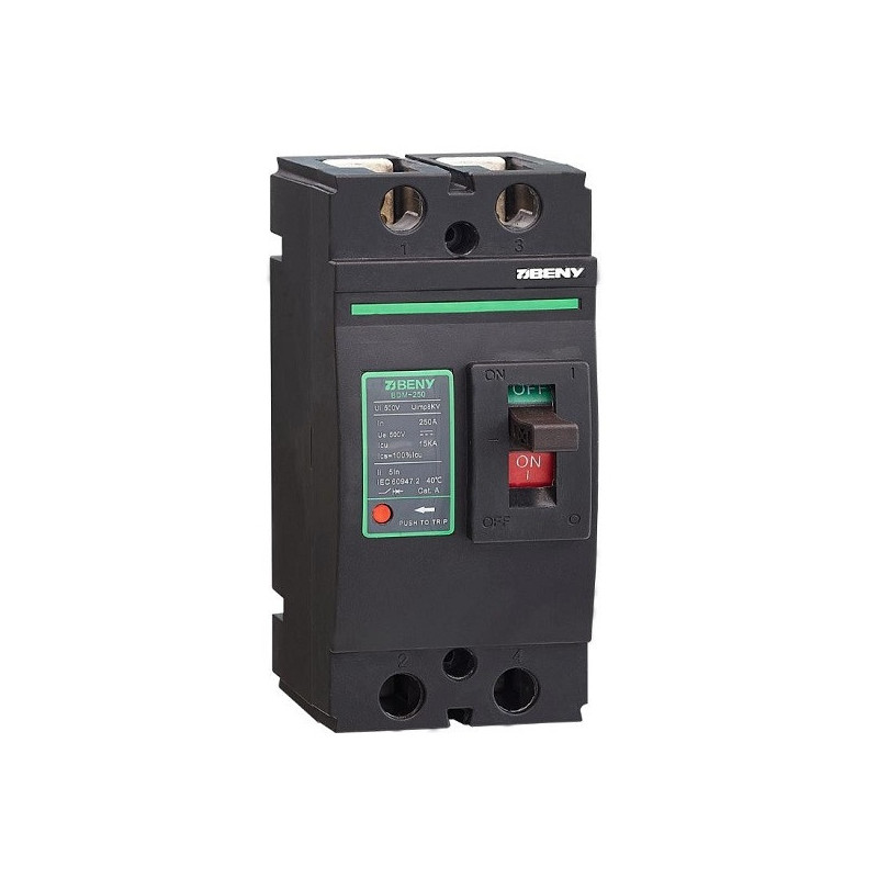 DC Automatika - 250A 500VDC 2P Formuotas Korpusas