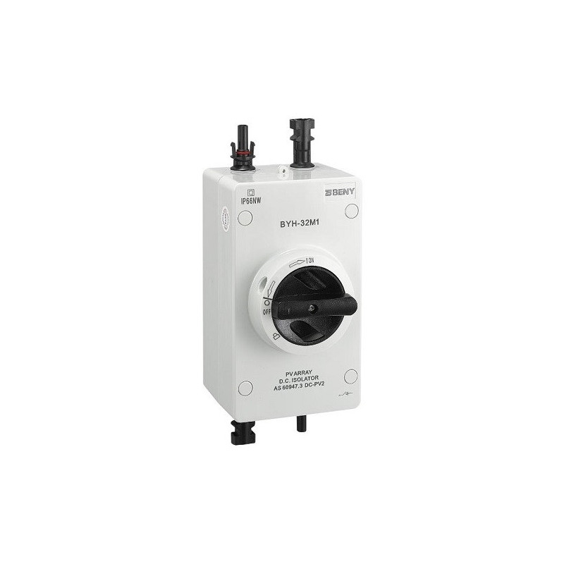 DC Isolator - 2P 32A 1000VDC MC4 IP66