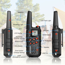 Dvikryptis Radijas - Baofeng BF-T25E Juoda Dvikryptis Radijas - Baofeng BF-T25E Juoda