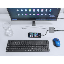 USB Adapter - Natec Multi Port Fowler Mini (USB-C PD, HDMI 4K)
