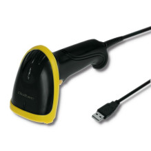 Barkodų Skaitytuvas - Qoltec 1D / 2D USB, Juodas