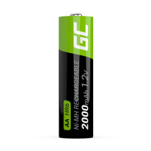 Batteries - Green Cell GR02 Rechargeable AA Nickel-Metal Hydride (NiMH) Batteries - Green Cell GR02 Rechargeable AA Nickel-Metal Hydride (NiMH)