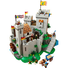 Konstruktorius - LEGO Set - ICONS 10305 Liūto Riterių Pilis 4514 dalių 22 mini figūrėlės 440 mm x 380 mm x 330 mm