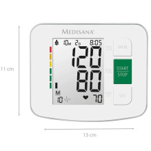 Blood Pressure Monitor - Medisana BU 512 Automatic Upper Wrist 2 Users 90 Memory Locations Blood Pressure Monitor - Medisana BU 512 Automatic Upper Wrist 2 Users 90 Memory Locations