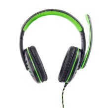 Headphones - Esperanza EGH330G Binaural Gaming Headset 2m Cable 105dB Black Green Headphones - Esperanza EGH330G Binaural Gaming Headset 2m Cable 105dB Black Green