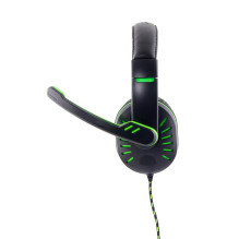 Ausinės - Esperanza EGH330G Binaural Gaming Headset 2m Laidas 105dB Juoda Žalia Ausinės - Esperanza EGH330G Binaural Gaming Headset 2m Laidas 105dB Juoda Žalia