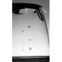 Elektrinis Virdulys - Adler AD 1225 1,7 L Nerūdijančio Plieno Skaidrus 2200 W