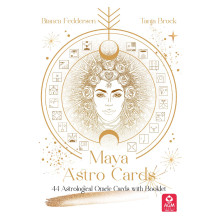 Astrologijos Kortų Rinkinys - Maya Astro Orakulo Kortos AGM 44 Kortos 15x10.5x4.5 cm
