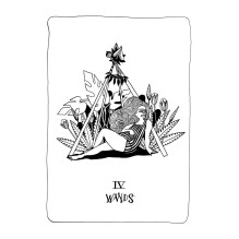 Tarot Card Set - Many Queens Tarot 78 Cards Illustrated Guide 14x10.2x4 cm