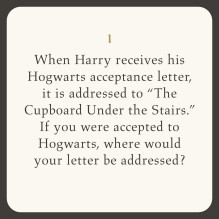 Conversation Cards - Insight Editions Harry Potter: 125 Magical Thoughts 8.8 x 14 cm Conversation Cards - Insight Editions Harry Potter: 125 Magical Thoughts 8.8 x 14 cm