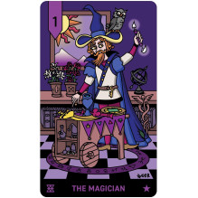 Tarot Card Set - Allcento 100 Card Illustrated Guide with Black Borders