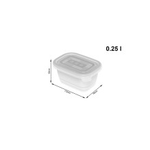 Maisto Indų Rinkinys - ROTHO Freeze 6x250ml Technopolimeras, Saugus Plauti Indaplovėje Maisto Indų Rinkinys - ROTHO Freeze 6x250ml Technopolimeras, Saugus Plauti Indaplovėje
