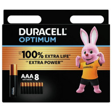 Baterija - Duracell AAA Optimum 1.5V MX2400 8 vnt. Baterija - Duracell AAA Optimum 1.5V MX2400 8 vnt.