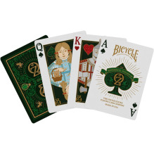 Playing Cards - Bicycle Wizard of Oz Unique Character Design Gold Foil Box