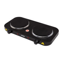 Hermetiška Kaitlentė - Mesko Home MS 6509 2 Zonos 1000W Uždara Plokštė Juoda