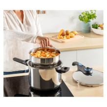 Pressure Cooker - TEFAL Secure Trendy 6L Stainless Steel Pressure Cooker - TEFAL Secure Trendy 6L Stainless Steel