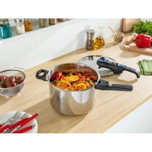 Pressure Cooker - TEFAL Secure Trendy 6L Stainless Steel Pressure Cooker - TEFAL Secure Trendy 6L Stainless Steel