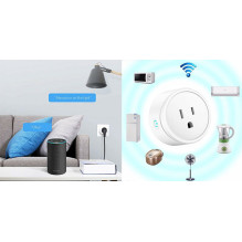 Smart Plug - TUYA Wi-Fi Remote Control, Energy Monitoring, RGB LED Smart Plug - TUYA Wi-Fi Remote Control, Energy Monitoring, RGB LED