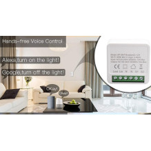 Išmanusis Jungiklis - TUYA Mini Perjungiklis 1 Kanalo Wi-Fi Nuotolinio Valdymo Išmanusis Jungiklis - TUYA Mini Perjungiklis 1 Kanalo Wi-Fi Nuotolinio Valdymo