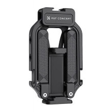 Phone Accessory - KF Concept Smartphone Cage with 5 x 1/4' Threads, 3 Cold Shoes Black Phone Accessory - KF Concept Smartphone Cage with 5 x 1/4' Threads, 3 Cold Shoes Black