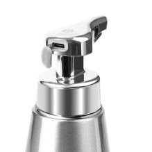 Liquid Soap Dispenser - Automatic Touchless 400ml Stainless Steel Rechargeable Liquid Soap Dispenser - Automatic Touchless 400ml Stainless Steel Rechargeable