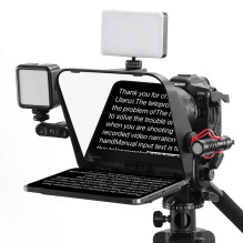 Teleprompteris - Ulanzi RT02 Atspindinčio Stiklo, Bluetooth Nuotolinio Valdymo, Greito Montavimo Teleprompteris - Ulanzi RT02 Atspindinčio Stiklo, Bluetooth Nuotolinio Valdymo, Greito Montavimo